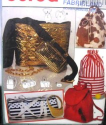 4060 BURDA WONDERFUL CARRY-ALLS, TOTES,  BAGS, PURSE PATTERN